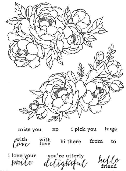 Цветок/прозрачный штамп/печать для DIY скрапбукинга/декоративный прозрачный