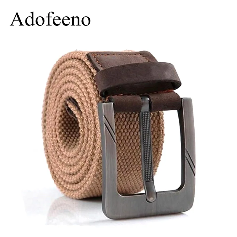 Мужской ремень в стиле милитари Adofeeno черный тактический с широкой пряжкой из