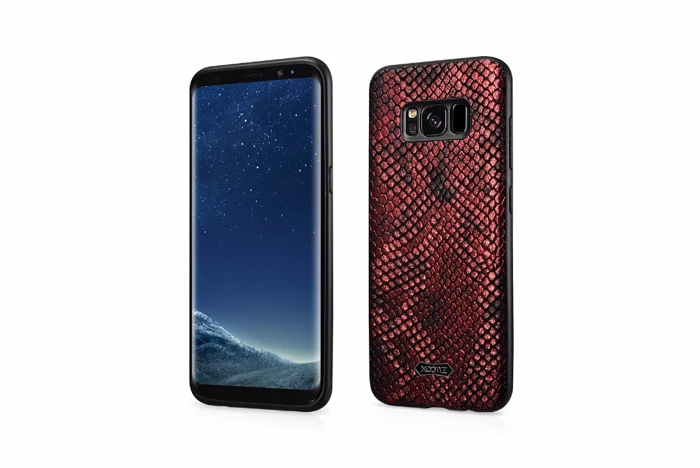 4 цвета для samsung Galaxy S8 кожаный чехол на заднюю панель телефона для samsung S8 Plus icarer xoomz модный бренд Шарм масштаб