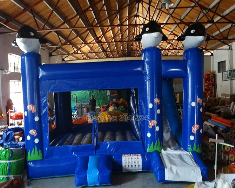Fantastic Underwater World Theme inflatable bounce house jumping area outdoor/indoor moonwalk bouncer | Спорт и развлечения