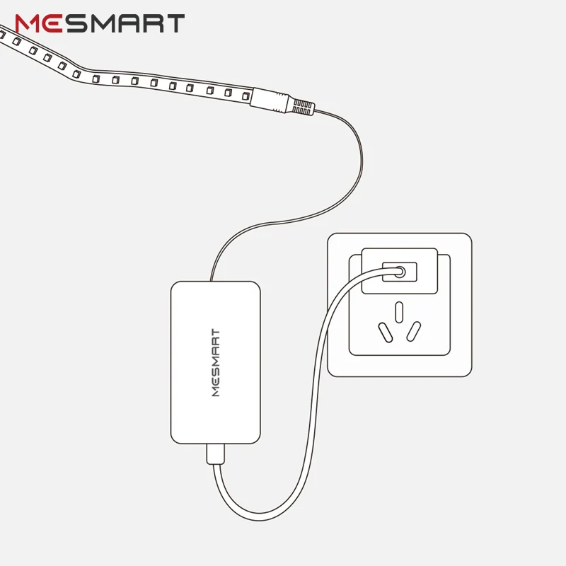 Умный модуль MESMART для водонепроницаемой светодиодной ленты 5050 RGB с дистанционным