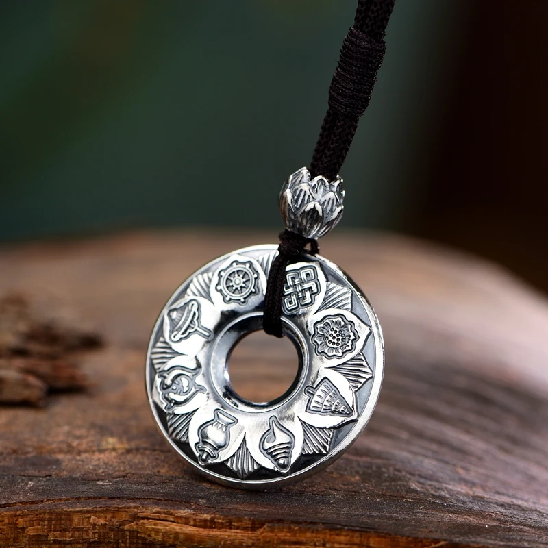 Мужская и женская парная Подвеска из стерлингового серебра простой