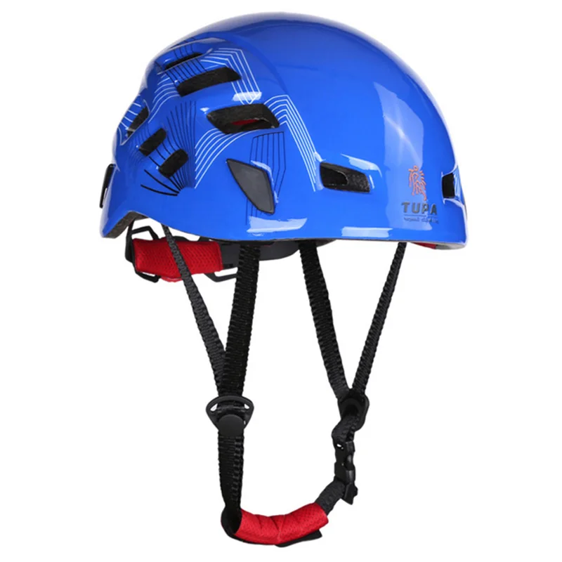 Синий Цельно-Формованный шлем для скалолазания Casco Ciclismo шлем для скалолазания Сертификация CE материал PC+ EPS шлем много цветов - Цвет: Синий