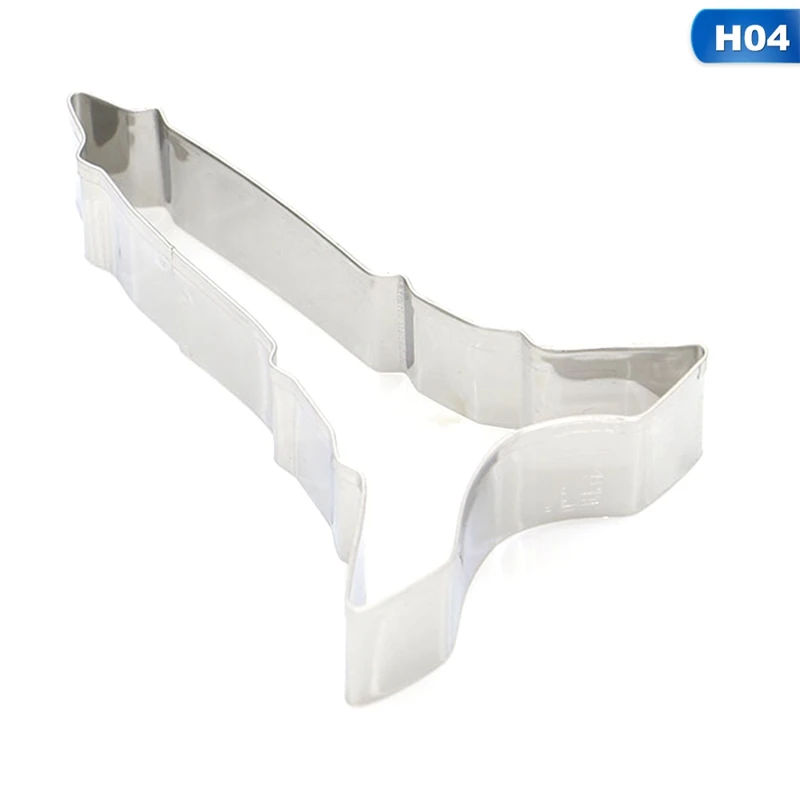 KN2117H04 С рисунком животных из нержавеющей стали печенье резак Толщина фрукты высекальные Формы для кексов форма для выпечки Кухонные принадлежности для выпечки - Цвет: KN2117H04