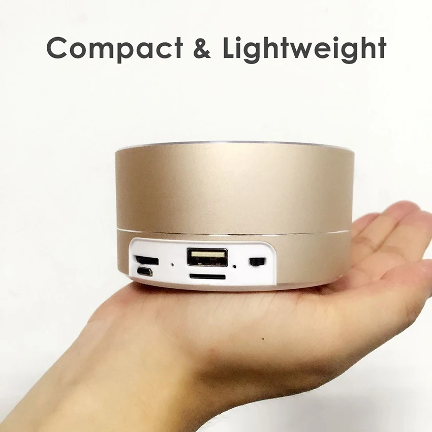 Aimitek A11 металлический bluetooth-динамик беспроводной портативный сабвуфер Super Bass FM Raido
