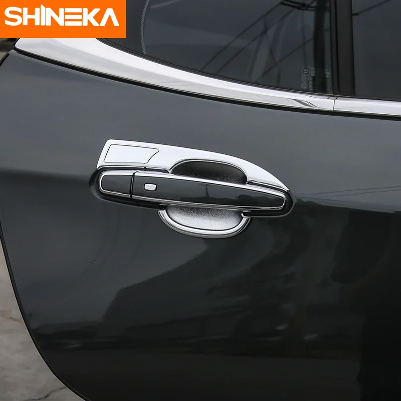 SHINEKA Тюнинг автомобиля Дверная ручка крышка чаши внутреннее украшение отделка