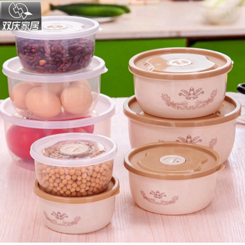 4 шт. Новая мода Кухня Прозрачный сохранение Пластик Коробки Наборы для ухода за