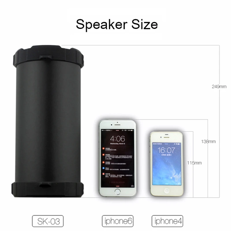 10 Вт сабвуфер Bluetooth динамик открытый портативный беспроводной s стерео