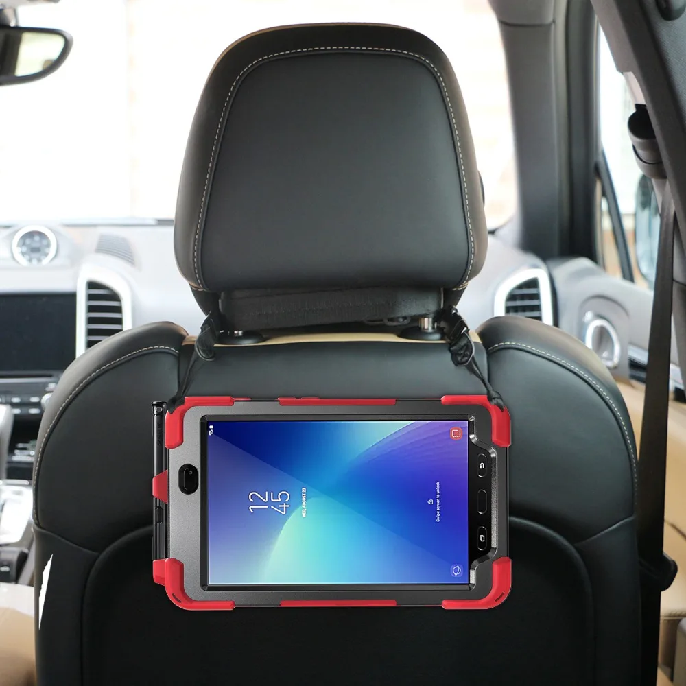 Для samsung Galaxy Tab Active 2 8,0 SM-T390/T395 чехол для планшета силиконовый+ PC жесткий чехол с подставкой на запястье+ плечевой ремень