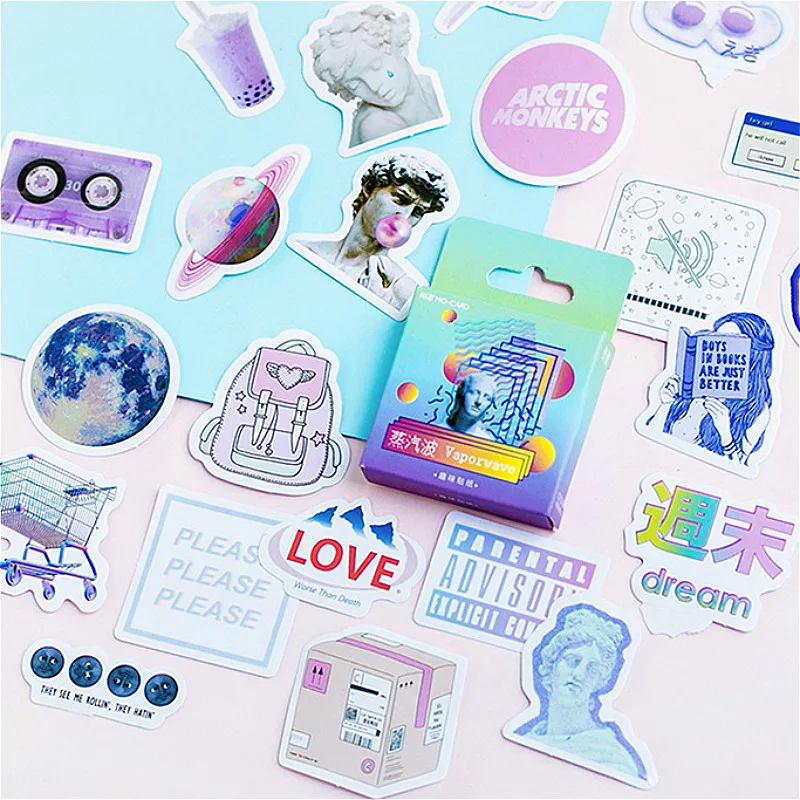 Горячая Распродажа 45 шт./компл. паров Тетрадь дневник Рисование Живопись чехол с