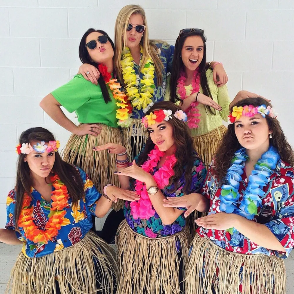 

FENGRISE Hawaiian Party Decorations Tropical Party Palm Leaf Banner Balloons Luau Summer Party Decorations Jungle Party Supplies