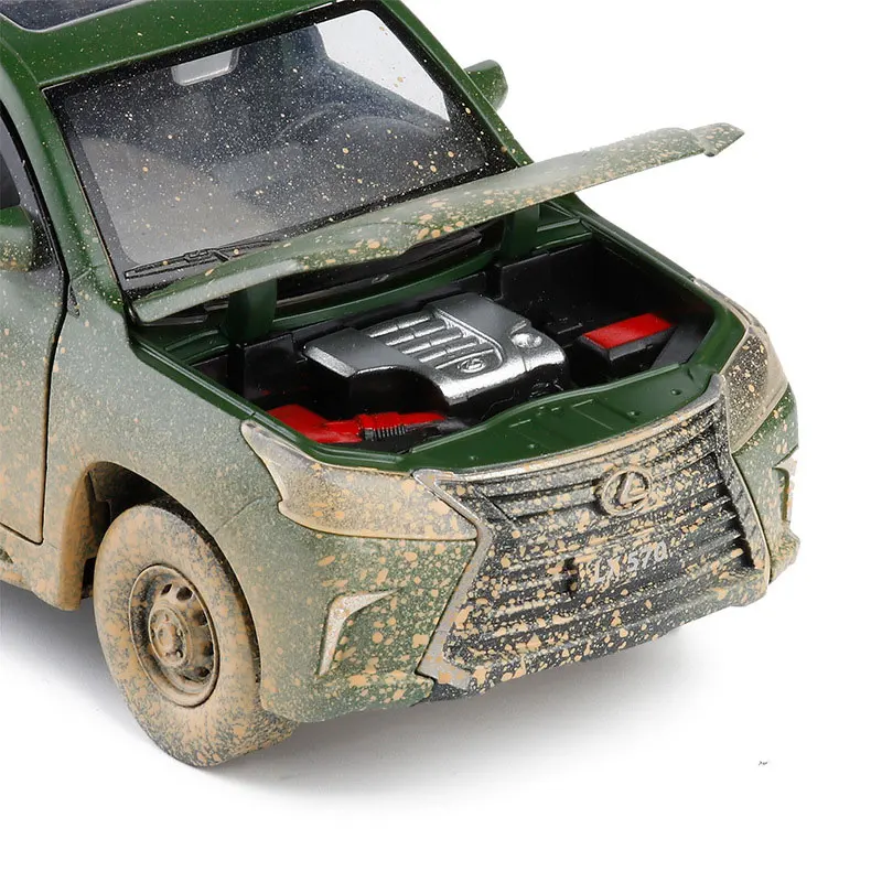 HOMMAT Simulation 1:32 Lexus LX570 Off-road SUV Model Car Vehicle Alloy Diecasts &amp Toy Vehicles Cars Toys For Children |