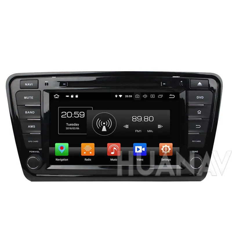 Головное устройство для Skoda Octavia 2014 Android 8 0 GPS навигация CD DVD стерео мультимедийный