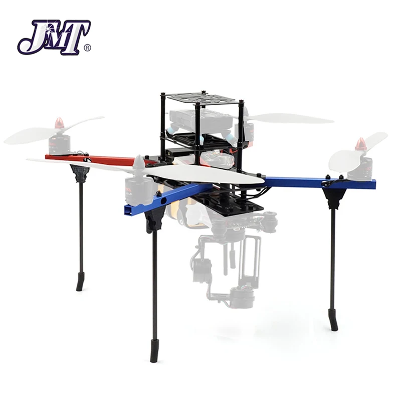 JMT BlueX450 алюминиевая трубчатая стойка 450 мм комплект рамы для DIY FPV гоночного дрона