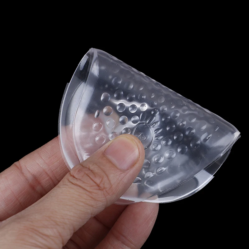 1 пара прозрачных женских 4D силиконовых гелевая, передний Отдел стопы Подушка Нескользящая обезболивающая утолщенная для высоких каблуков Горячая Новинка