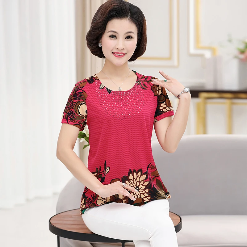 Футболка с круглым вырезом женская одежда уличная принтом винтажная летний топ