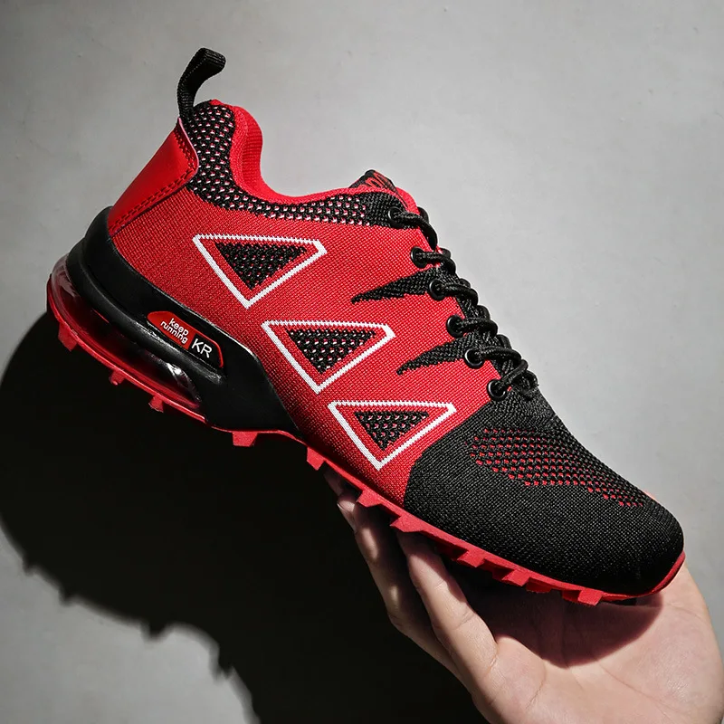 Men Sneakers Vulcanize Shoes Breathable Non-slip Air-cushioned Mesh Fashion Big Size 39-47 Shoe New Style | Обувь