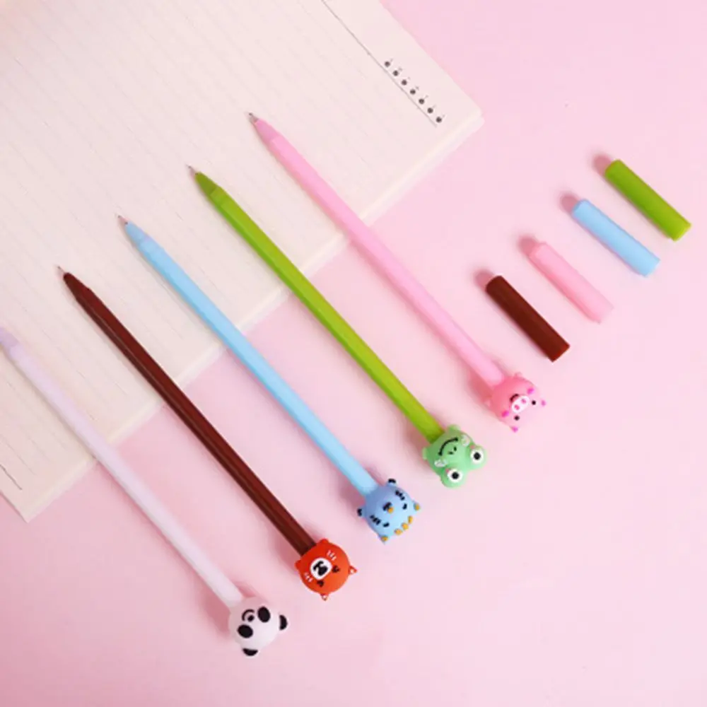 Мультфильм животных гелевые ручки с изображением милой свинки для мальчиков