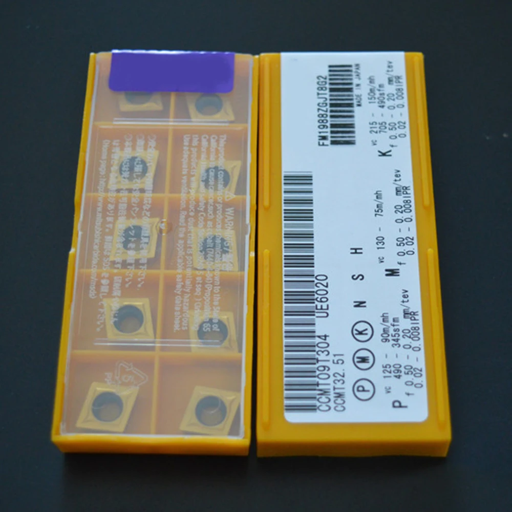 

NEW 10pcs CCMT09T304 CCMT32.51 UE6020 carbide inserts Internal Turning tool face endmills Lathe Tools Milling cutter CNC tool