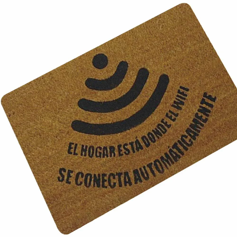 Wifi Zeegle Добро пожаловать коврики резиновый коврик для входной двери напольные коврики нескользящий коврик для ванной коврик для прихожей кухонная зона коврик дверной коврик - Цвет: Wifi