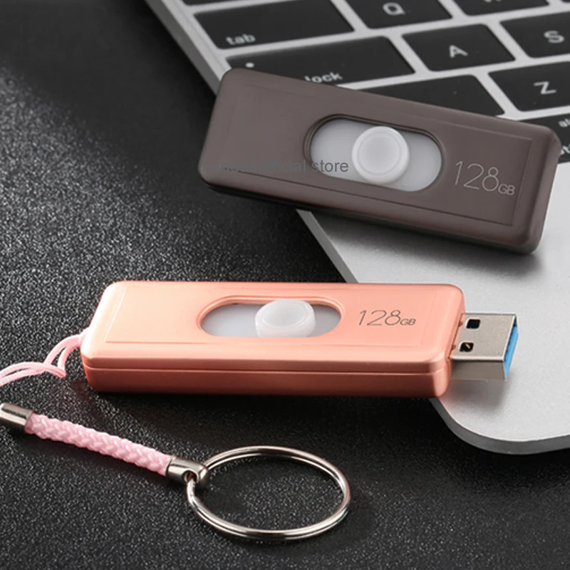 Персонализированные 128 ГБ флеш-накопитель USB 3 0 64 Гб флешки 32 металлические