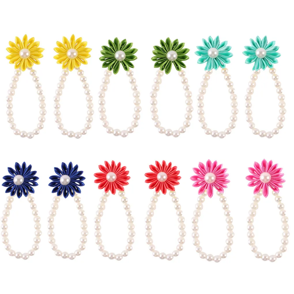 Младенческие сандалии с искусственным жемчугом на щиколотке для малышей