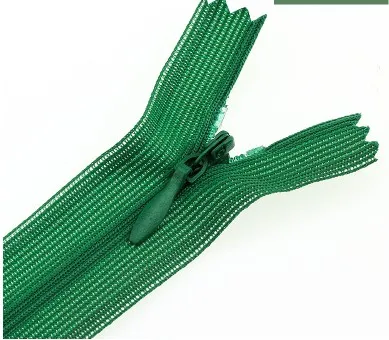 deep green 5 шт./лот 60 см закрытый конец застежки-змейки-невидимки для юбка штаны нейлоновая кружевная молния для DIY Швейные Одежда на застежках-молниях для P051 - Цвет: deep green