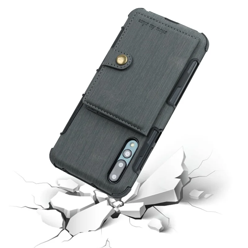 

Case For Huawei P20 Back Cover P20 Pro case Luxury leather Card slot wallet bag Soft Case For Huawei P20 Pro case kimTHmall