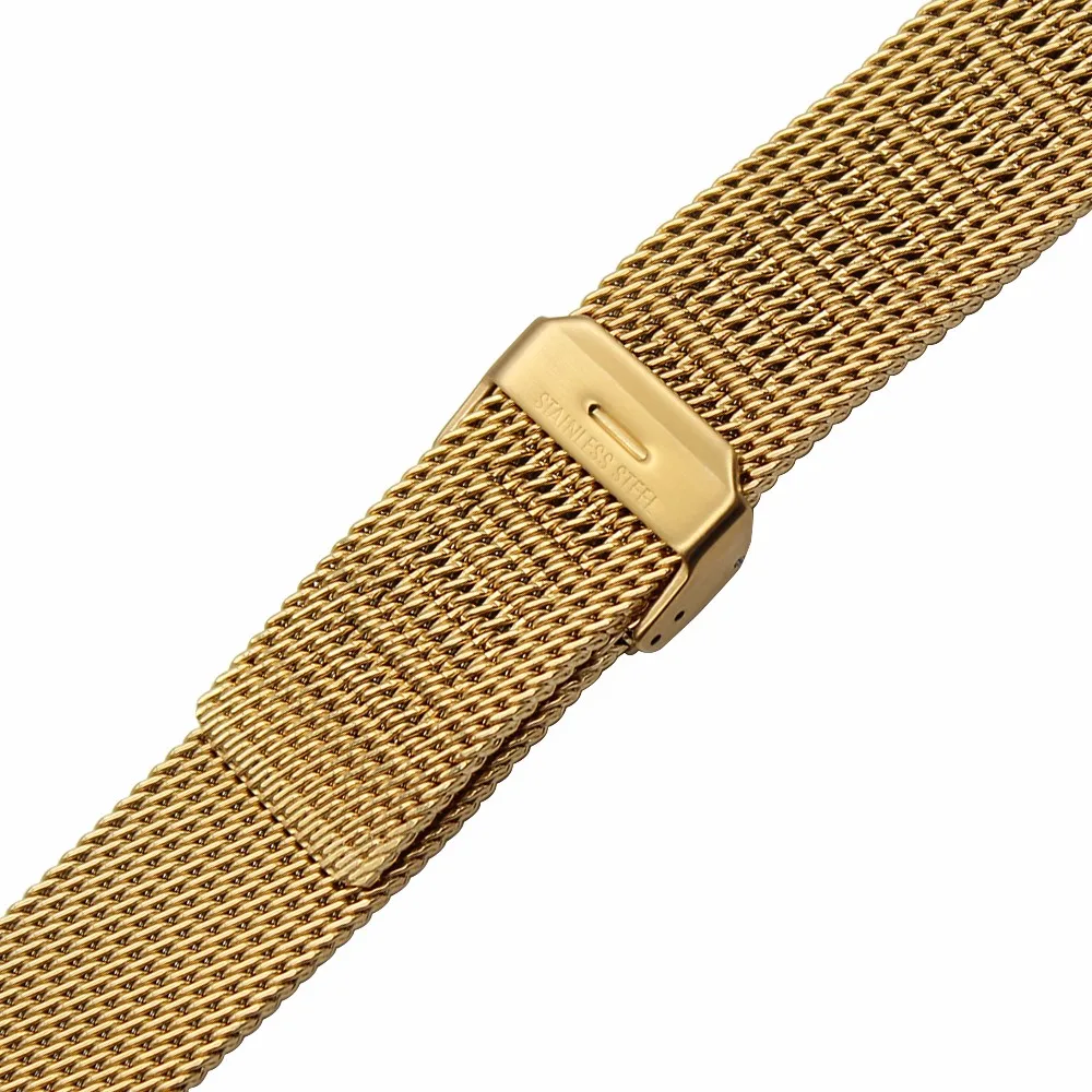 18 мм Quick Release Milanese Watch Band для DW Daniel Wellington Mesh Нержавеющая сталь ремешок на запястье браслет черный розовое золото серебро