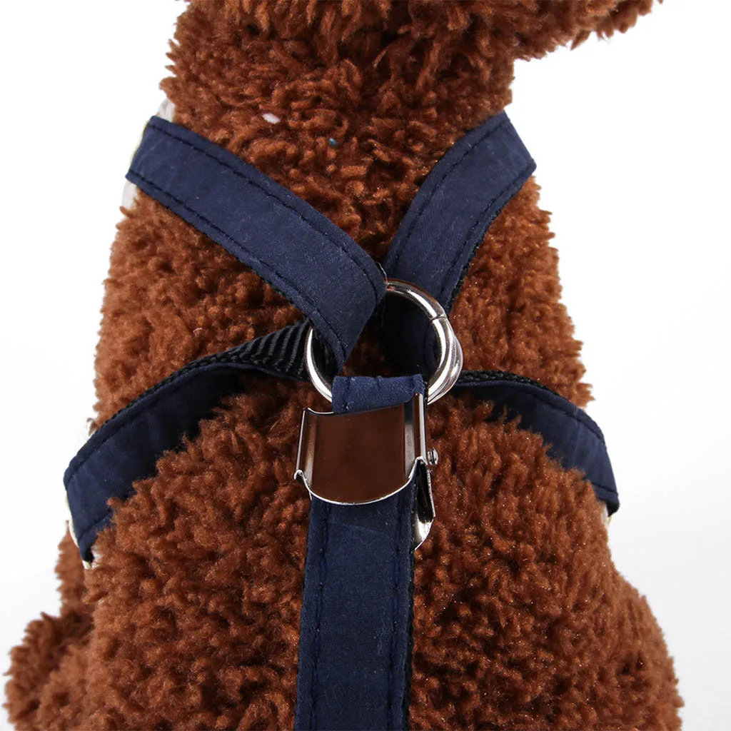 Transer ошейник нейлон питомец собаки нагрудный ремень в стиле ретро мелкую полоску