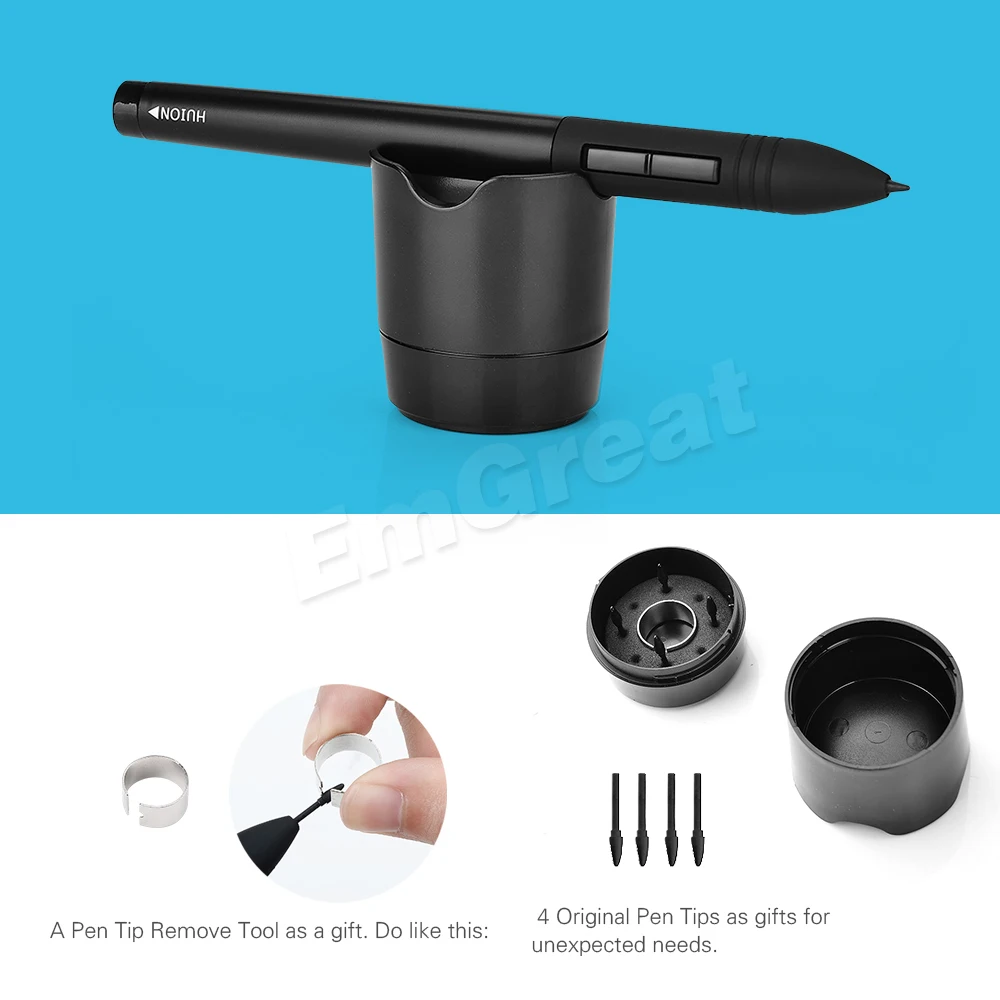 Графический планшет Huion 1060 Plus графический с кардридером 8 ГБ sd-карта 5080 LPI 12