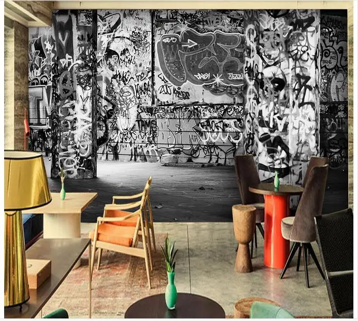 Индивидуальные обои для стен 3 d настенная живопись в стиле ретро ностальгия