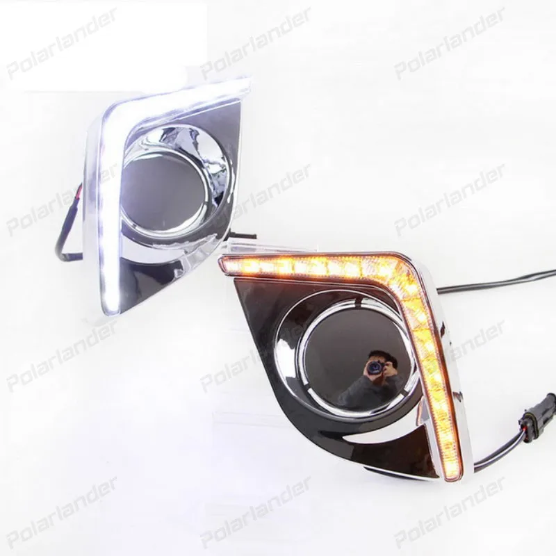 2 шт./лот светодиодная яркость автомобильный Стайлинг направляющая DRL