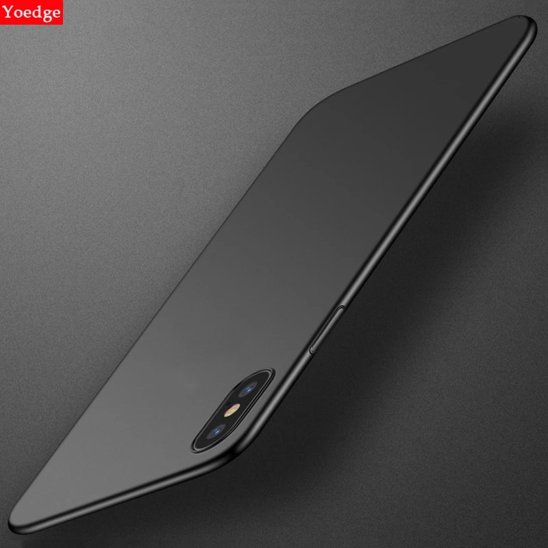 Противоударный ультра тонкий чехол для iPhone 6 6S 10 11 Pro X XR XS Max 7 8 Plus PC матовый чехол для телефона для iPhone 7 7plus 8 Роскошный чехол