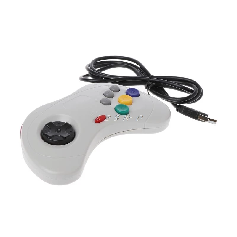 Классический USB контроллер для геймпада 1 шт. проводной игровой джойпад Sega Saturn PC
