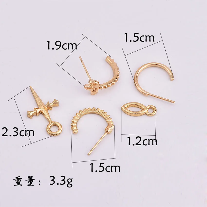 Женские серьги гвоздики с крестом|colorful stud earings|stud earringsstud earrings for women |