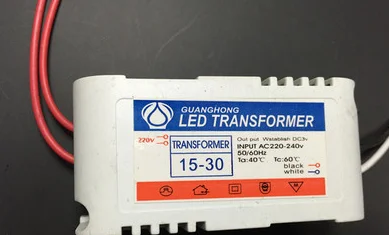 15 to 30pcs AC 220-240 V Электронный трансформатор высокий светильник s источник питания диодный драйвер для соломенной шляпы лампа из бисера поглощающий купольный хрустальный светильник - Цвет: 15 to 30pcs