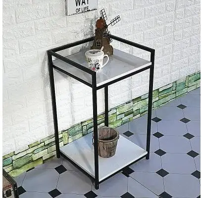 Скандинавский Маленький журнальный столик мраморный Диванный боковой для