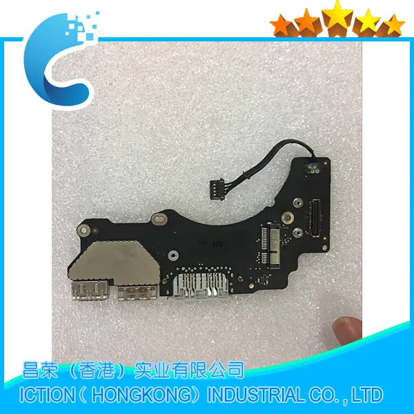 Оригинальный б/у A + A1502 I/O Плата USB HDMI для Macbook Pro Retina 13 &quotA1502 кардридер ранняя 2015