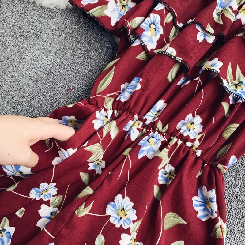 2019 новые модные Женская одежда пляжного отдыха двухслойные трепал слово