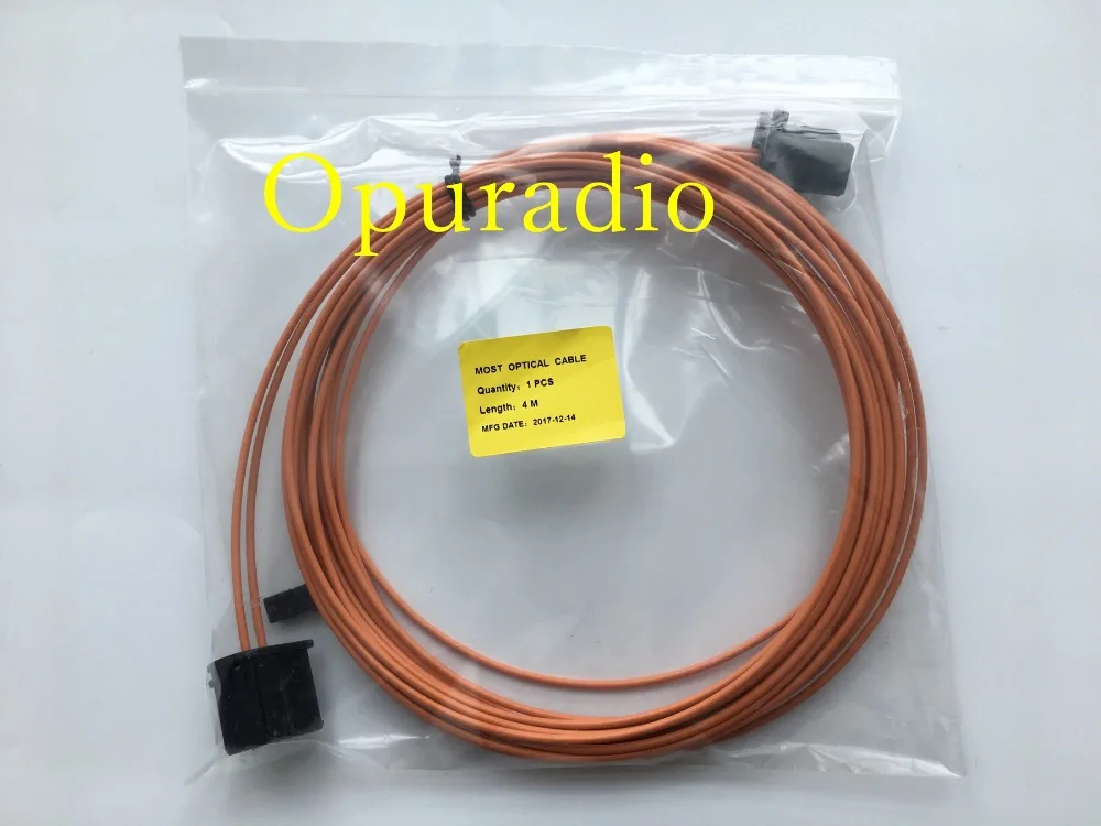 Free shipping optical fiber cable most 400CM for BWMN AU-DI AMP Bluetooth car GPS nbt cic 2g 3g 3g+ | Электроника