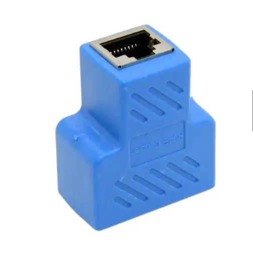 2 шт. STP UTP Cat6 RJ45 8P8C разъем к двойному сплиттеру сетевой Ethernet коммутатор адаптер |