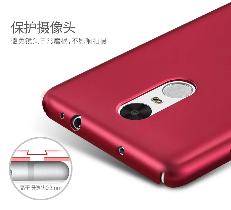 MSVII чехол для Xiaomi Redmi Note 3 тонкий матовый с кольцом пальца Xiomi Note3 чехол-держатель Pro
