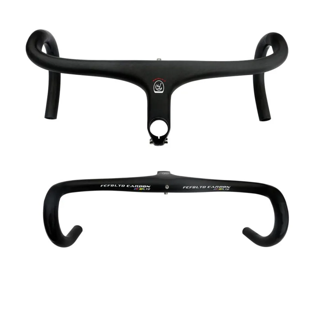 FCFB T800 матовый полностью из углеродного волокна Интегрированный руль для