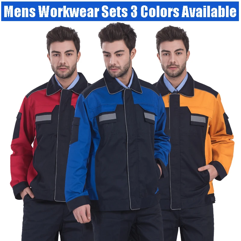 Высокая видимость светоотражающие полосы мужские рабочие комбинезоны Рабочая