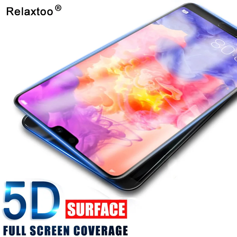 5D для huawei p 20 lite защитное стекло p20 pro защита экрана на безопасность huwai закаленное