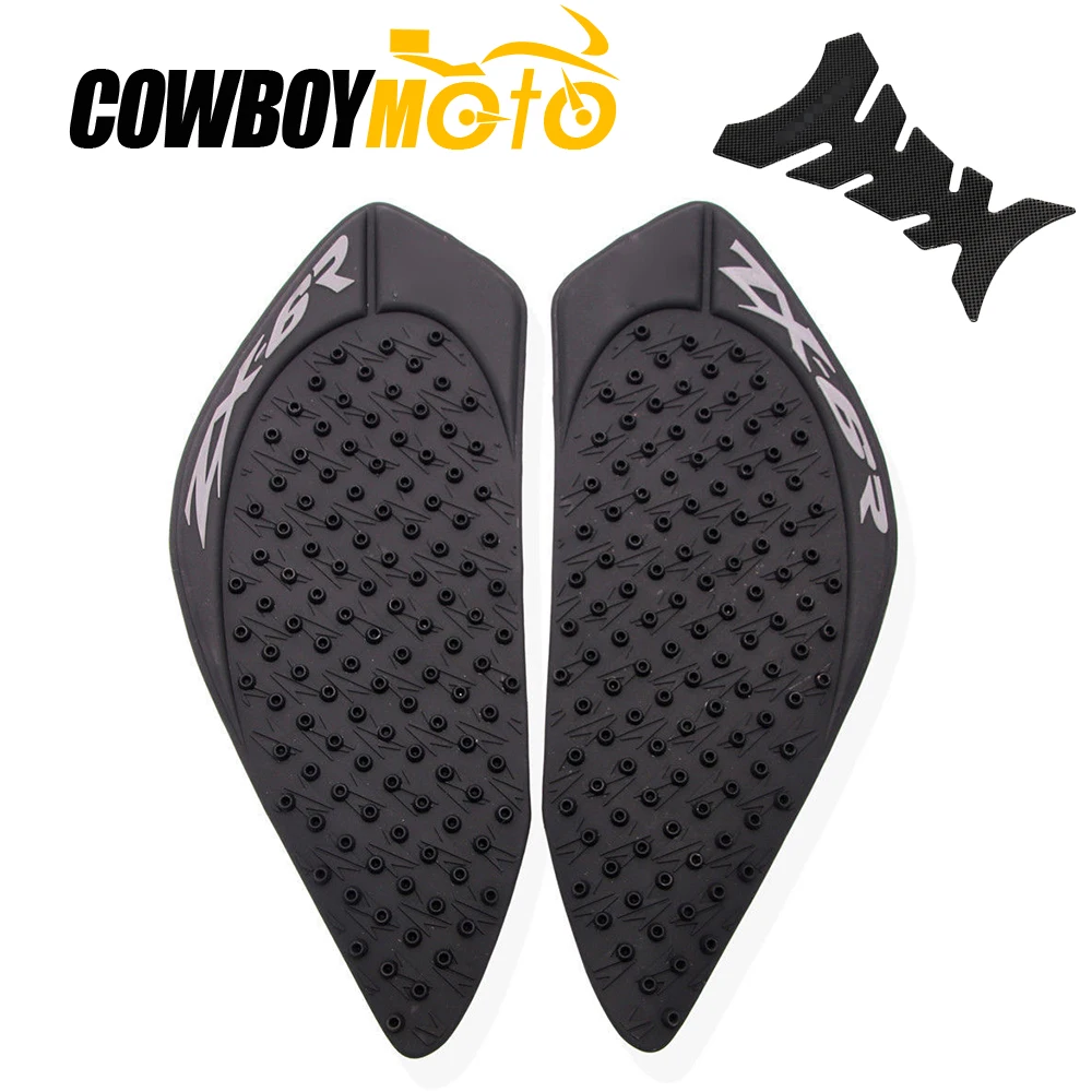

Motorcycle Anti slip Tank Pad Side Gas Knee Grip Traction Pads Kawasaki Ninja ZX-6R 2009-2015 ZX 6R ZX6R With 1 Stickers