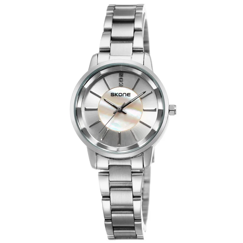 SKONE 2018 новинка водонепроницаемые кварцевые часы красивые в форме сердца с