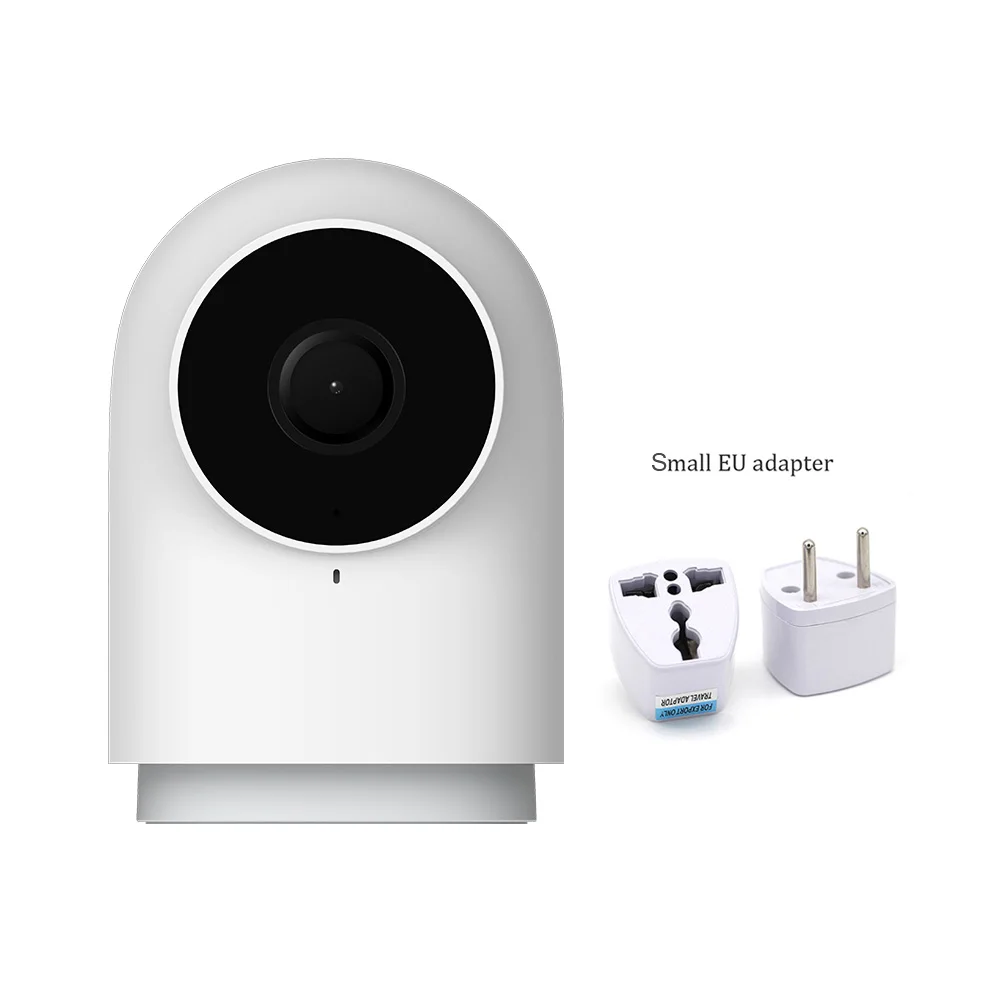 Add Small EU Adapter Оригинальная смарт-камера Xiao mi jia Aqara G2 работает с приложением Голосовая сигнализация ZigBee USB кабель mi Cam для Xiao mi Smart home - Цвет: Add Small EU Adapter