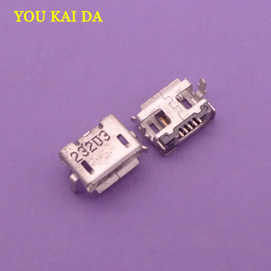 

100PCS/LOT Micro USB jack connector socket plug for phone charging port phone data port for Toshiba at300se Tablet PC